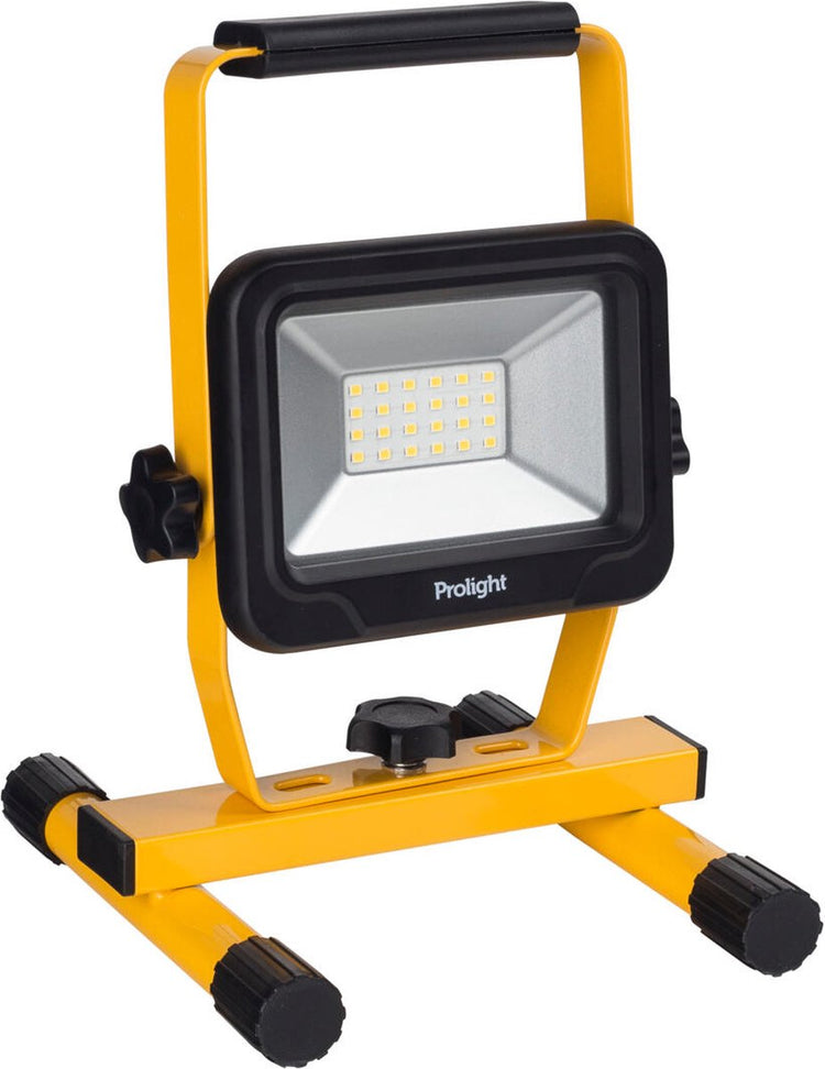 Lampe de chantier Prolight LED - lampe de travail - projecteur - alimentée par secteur - 25 000 heures - étanche ip65 - 20w