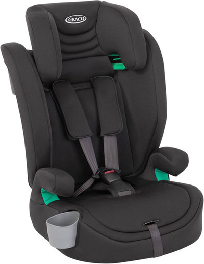 Graco Eldura R129 - minuit - siège auto 2 en 1 - de 76 à 150 cm (env. 15 mois à 12 ans)
