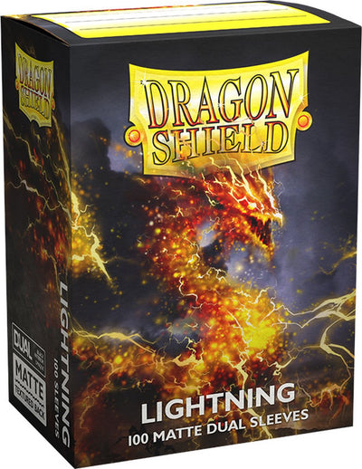 Bouclier dragon Dragonshield – éclair mat à deux manches 100x