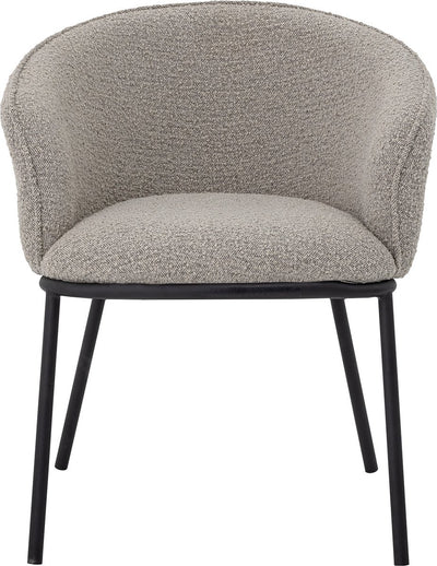 Bloomingville - chaise de salle à manger cortone - gris - polyester