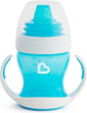 Munchkin gobelet de transition - gobelet doux - gobelet de transition - gobelet anti-fuite pour bébés - à partir de 4 mois - 118 ml - bleu - gobelet à boire