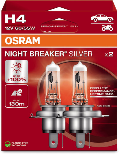 Sram o night breaker - phare h4 - éclairage 100% lumineux - portée 130m