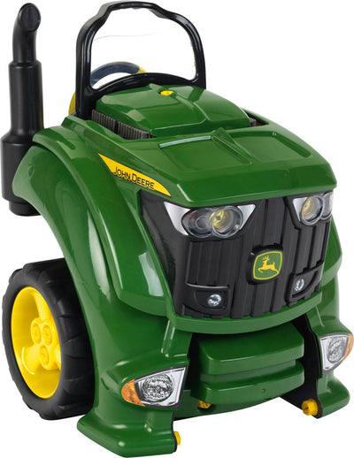 Bloc moteur du tracteur Klein Toys John Deere - 56 pièces amovibles et réparables - incl. effets lumineux et sonores - 43x40x52,5 cm - vert jaune