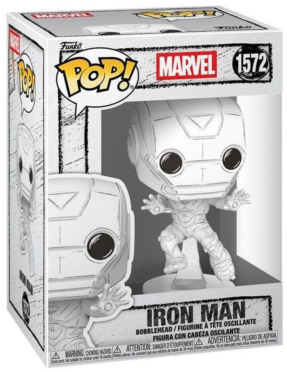 Funko-pop ! merveille : esquissé - iron man #1572