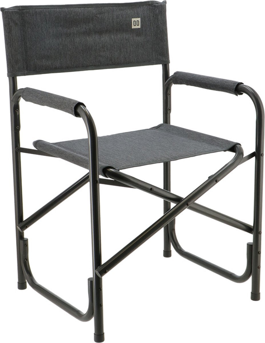 Fauteuil de réalisateur Travellife Lago gris orageux - résistant à l'eau et aux UV - compact et léger