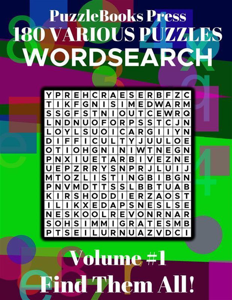 Presse Puzzlebooks - recherche de mots - volume 1