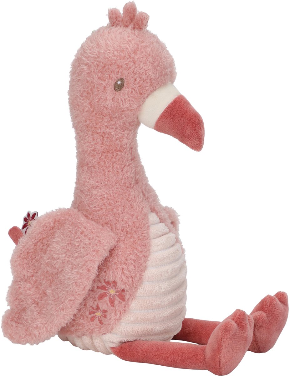 Petite peluche safari hollandais flamant rose