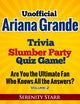 Ty non officiel ariana grande trivia sleep par quiz game volume 2