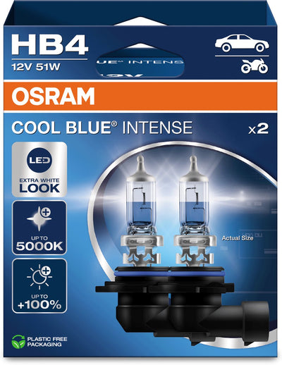 Osram cool blue intense nextgen - lampe halogène - 5000k - contraste élevé - emballage respectueux de l'environnement