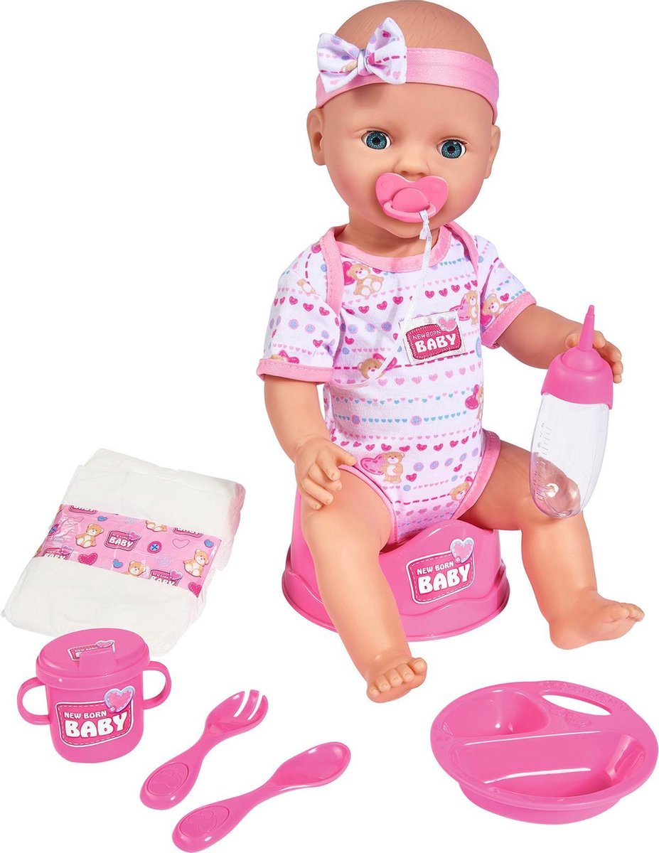 Nouveau-né bébé né pour bébé à boire plaspop, 8dlg.