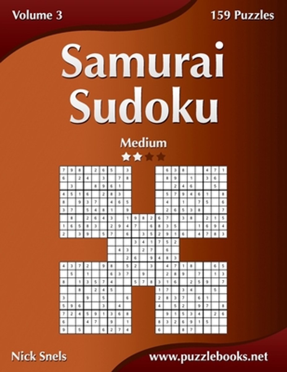 Puzzlebooks.net sudoku samouraï - moyen