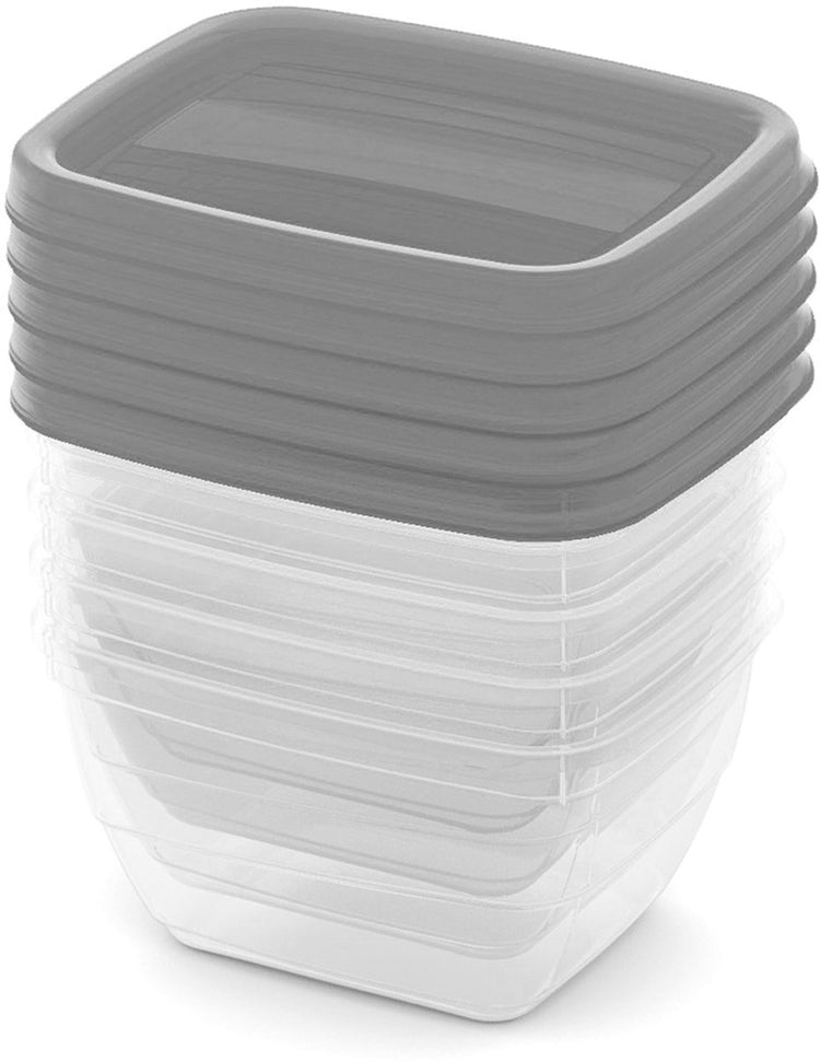 Curver vedo set de récipients alimentaires 5x0,25l - 12x8,5x4cm - transparent
