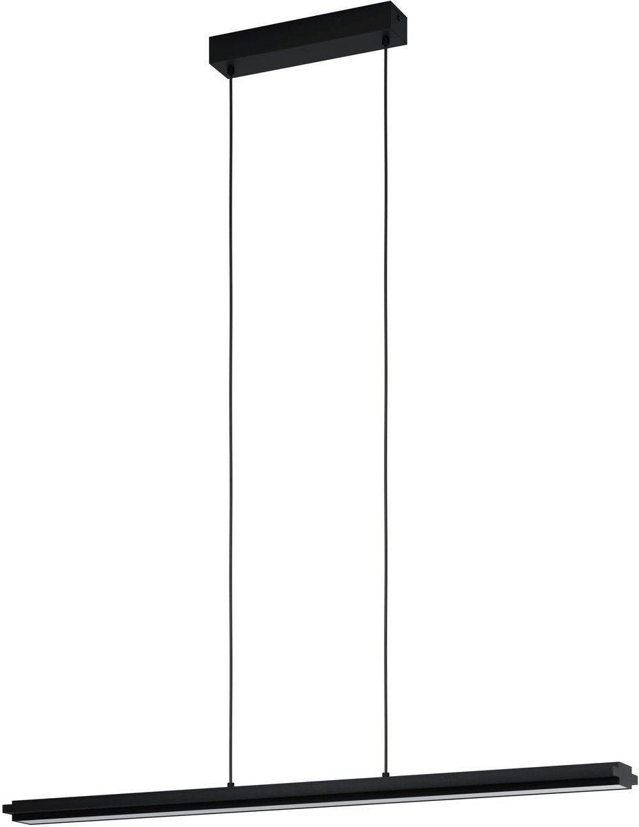 Lampe à suspension Eglo cambulos - LED - 93,5 cm - noir et blanc - dimmable