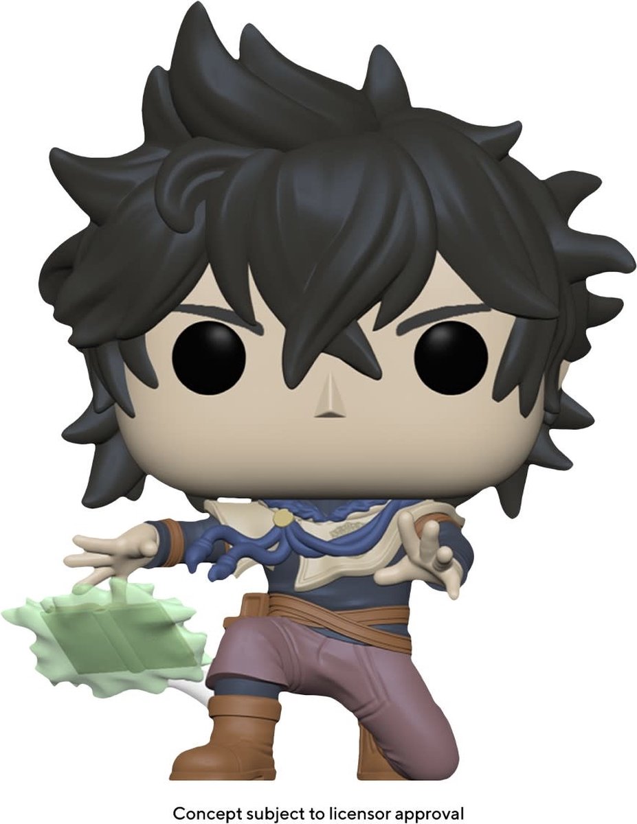 Figurine à collectionner Funko trèfle noir pop ! animation yuno 9 cm multicolore