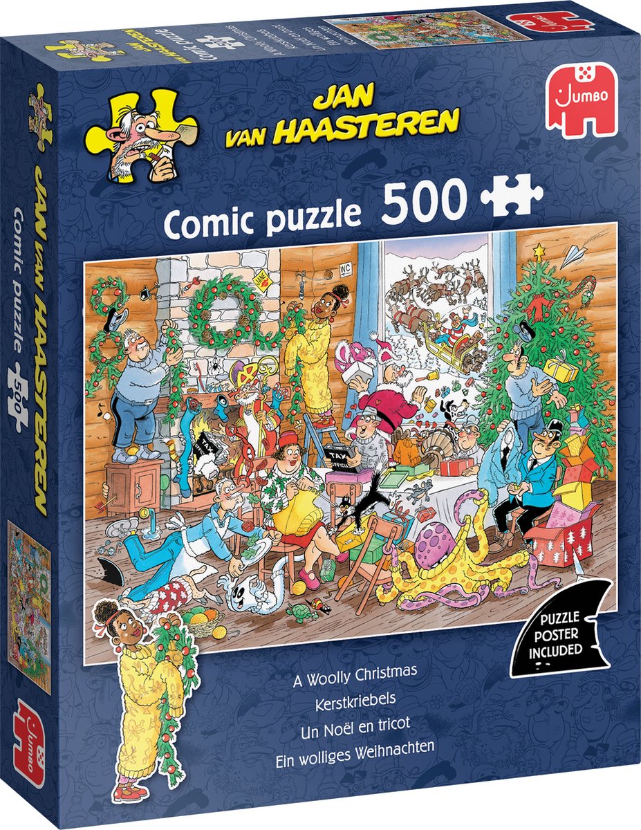 Puzzle Jumbo Jan van Haasteren - Tremblements de Noël - 500 pcs.