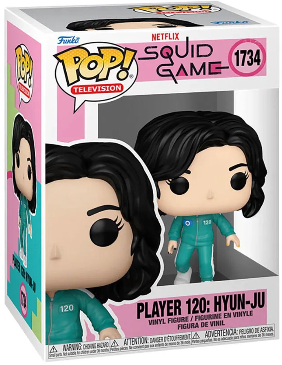 Funko Squid Game Player 120 : Hyun-Ju Vinyl Figure 1734 Unisexe Pop! - neutre - standard