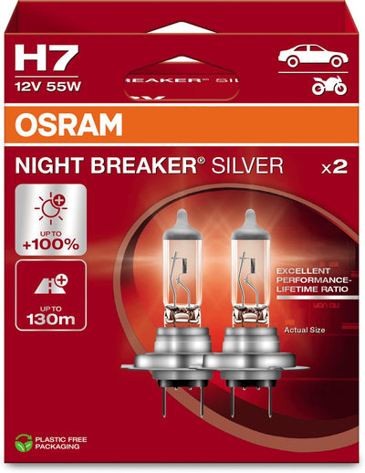 Osram Night Breaker Series - Éclairage du véhicule - Lampe H7 - Argent - Longue durée de vie