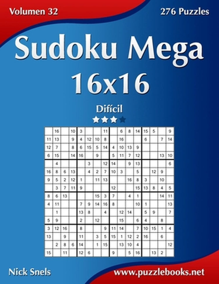 Nick Snels Sudoku Méga 16x16
