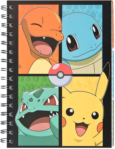 Carnet Undercover avec 3 onglets Pokémon