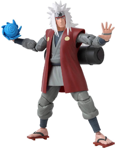 Bandai - héros d'anime - figurine jiraiya - sous licence officielle naruto shippuden - figurine manga héros d'anime 17 cm - figurine d'action jiraiya - collection - jouets pour enfants 4+ - 36965