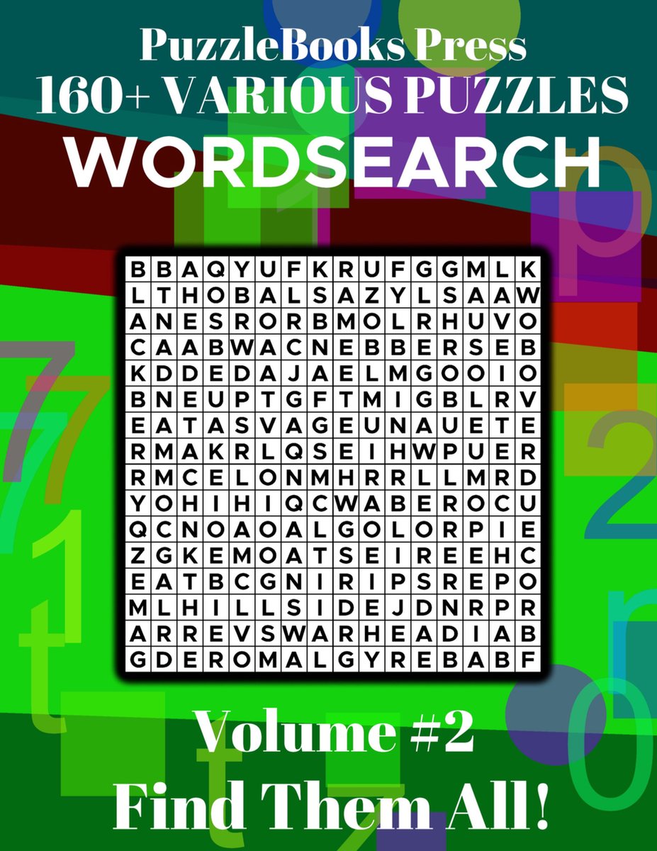 Puzzlebooks press mots mêlés 2 - puzzlebooks press mots mêlés - volume 2