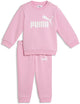 Puma minicats ess crew set fl inf survêtement unisexe - rose chatoyant