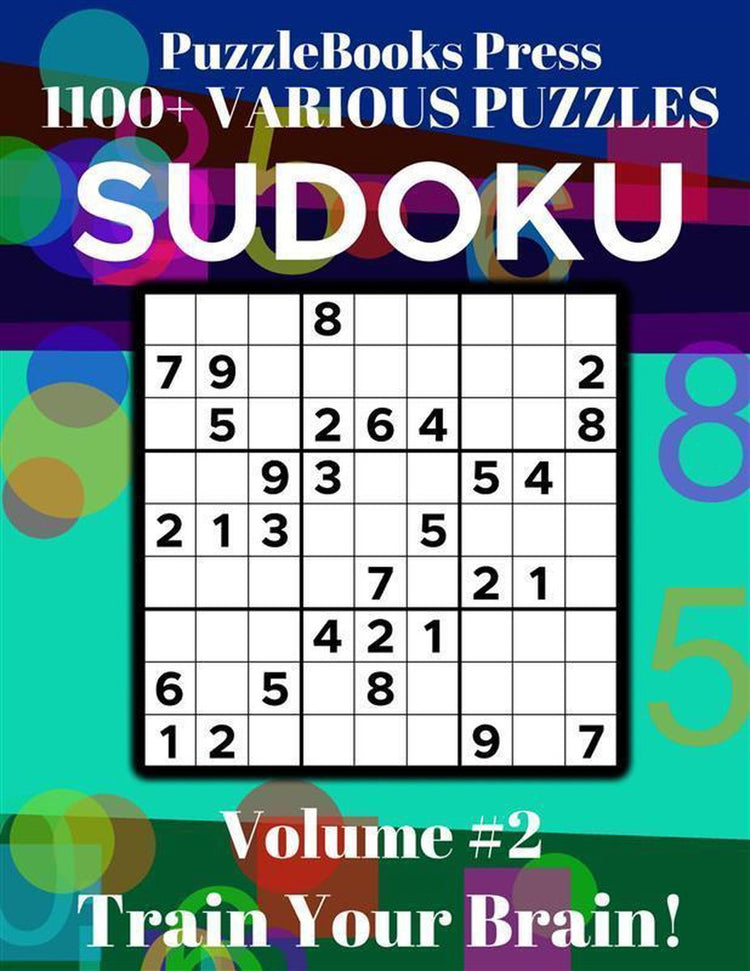 Presse Puzzlebooks - sudoku - tome 2 : entraînez votre cerveau !