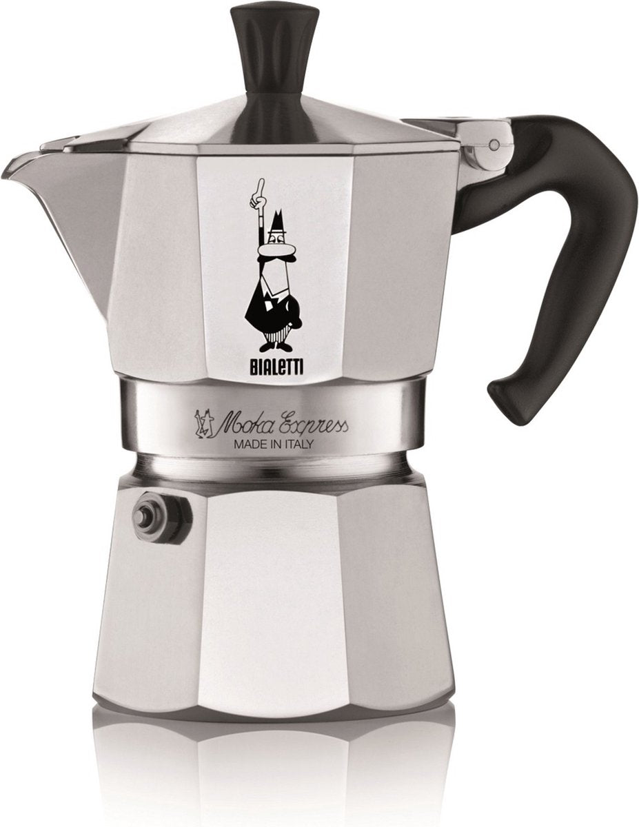 Bialetti moka express - percolateur - 3 tasses - aluminium