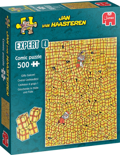 Puzzle Jan van Haasteren - expert 4 présente partout, 500 pcs.