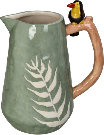 Vase collection Hd oiseau faïence 18,5x12,5x22,2cm