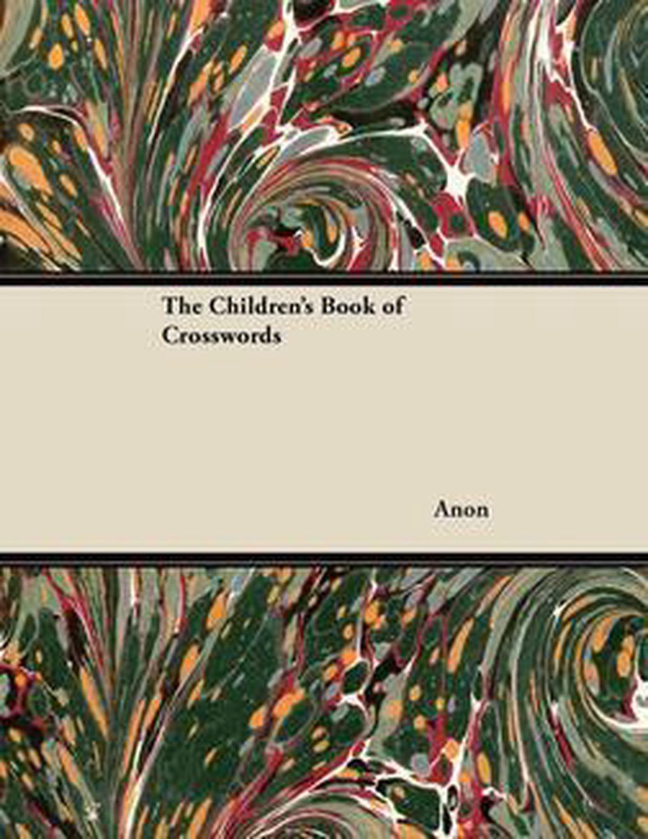 Le livre de mots croisés pour enfants