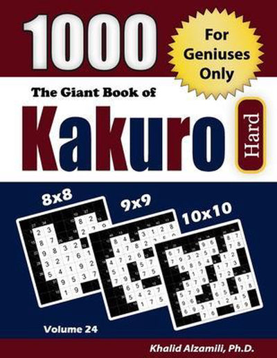Ty livres d'activités pour adultes - le livre géant de Kakuro