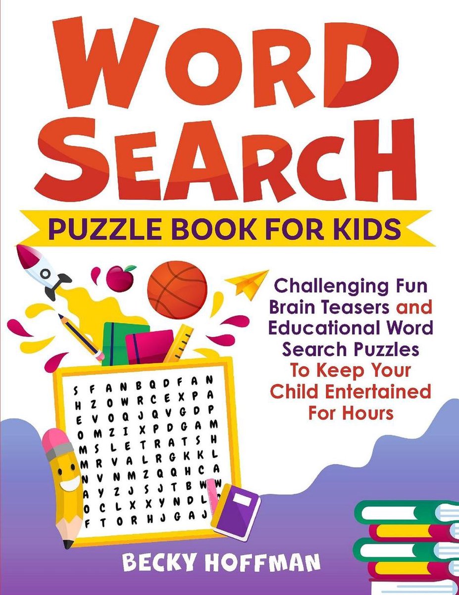 Livre de puzzles de recherche de mots pour les enfants