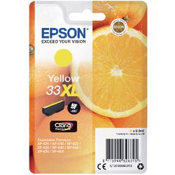 Cartouche d'encre epson c13t33644012 jaune