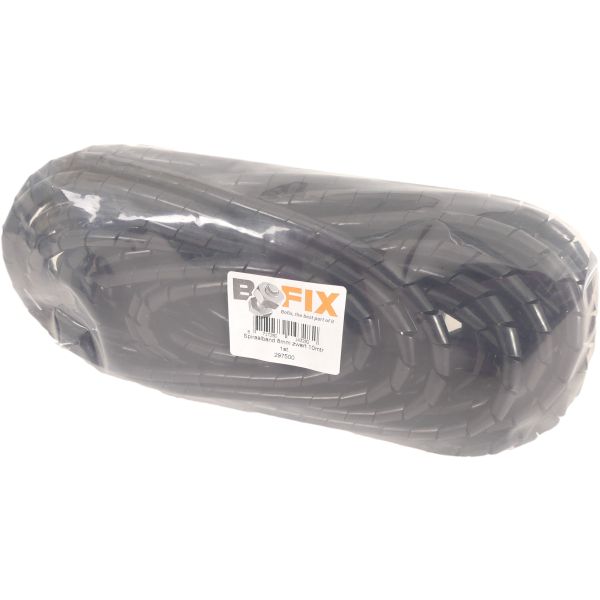 Bofix Cable FrameBeschermer Spiral 8 mm 10 mètre noir
