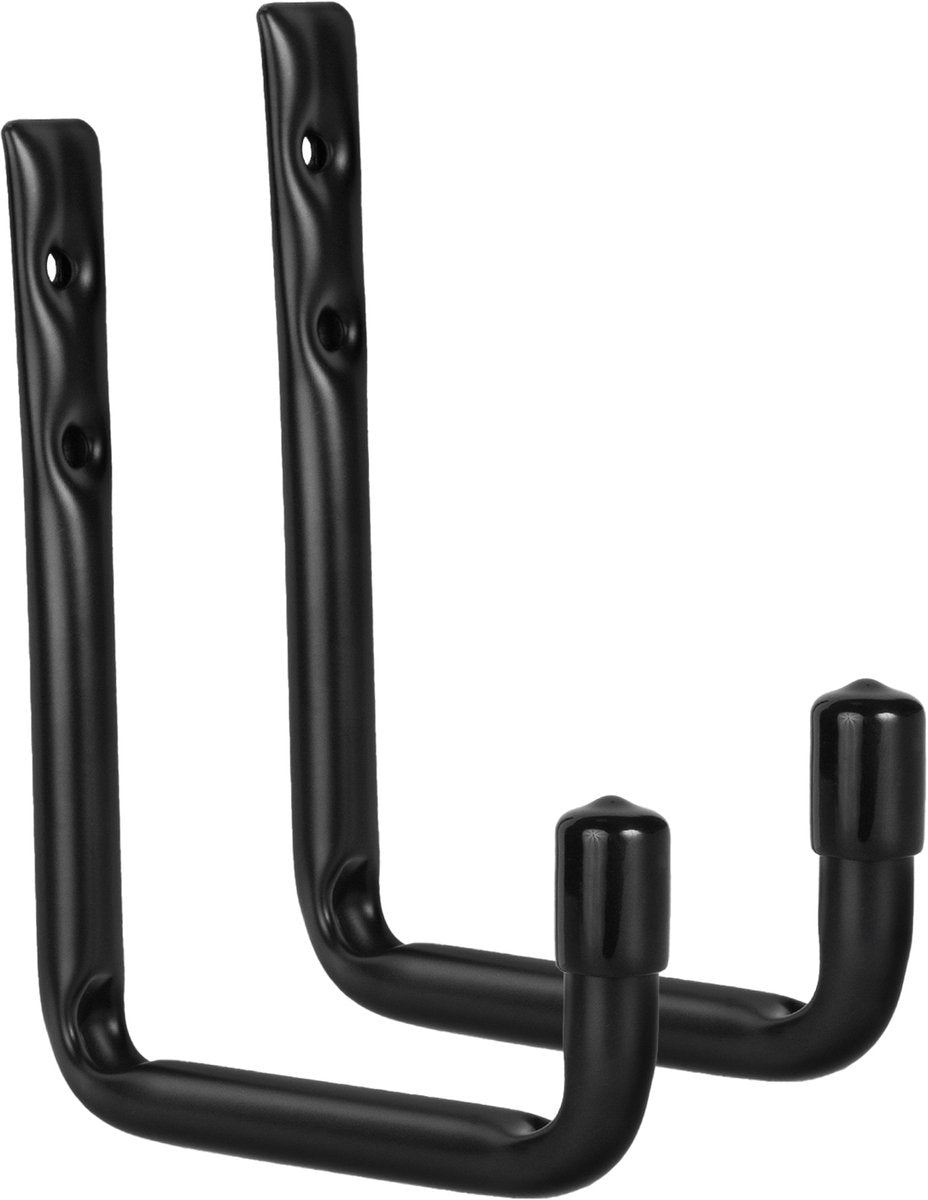 Maclean - lot de 2 crochets de suspension - supports muraux - acier max. charge 22kg - support - mc-488