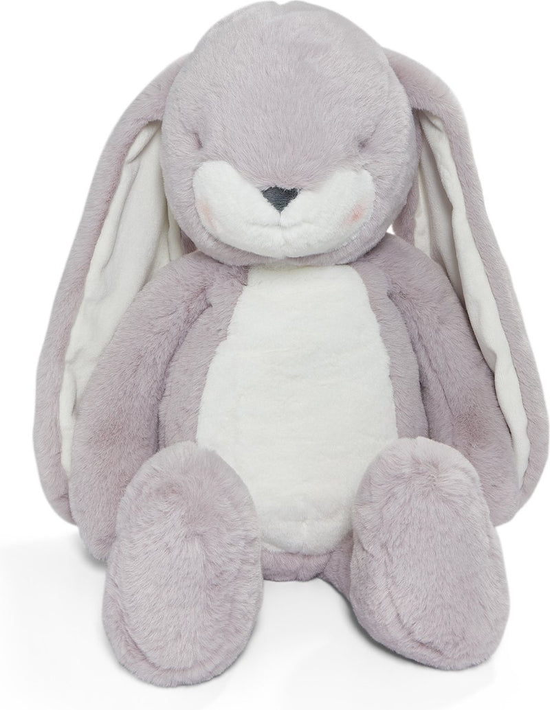 Bunnies by the bay disquette grignoter lapin - peluche - peluche pour enfants - détails brodés - lilas - 52 cm