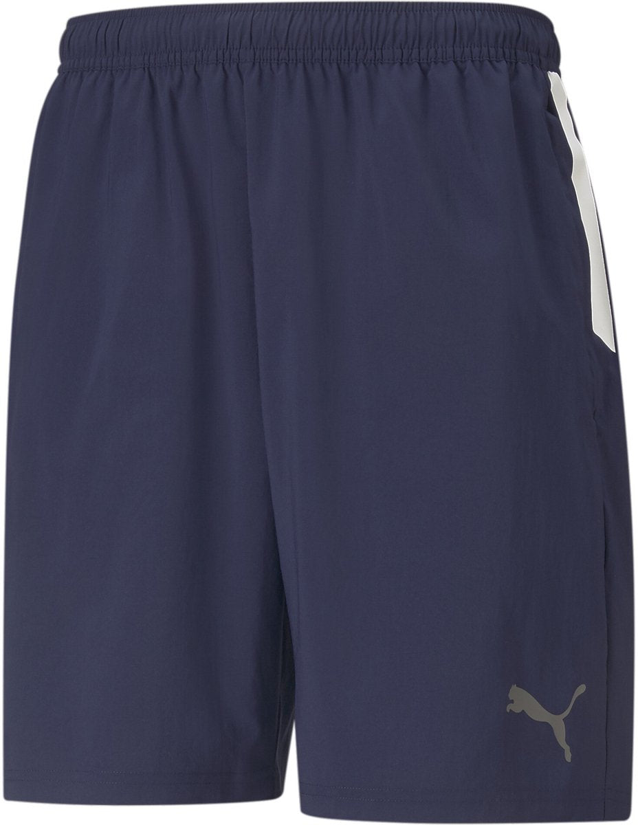 Puma teamliga sideline shorts pantalon de sport pour hommes - caban - noir - blanc