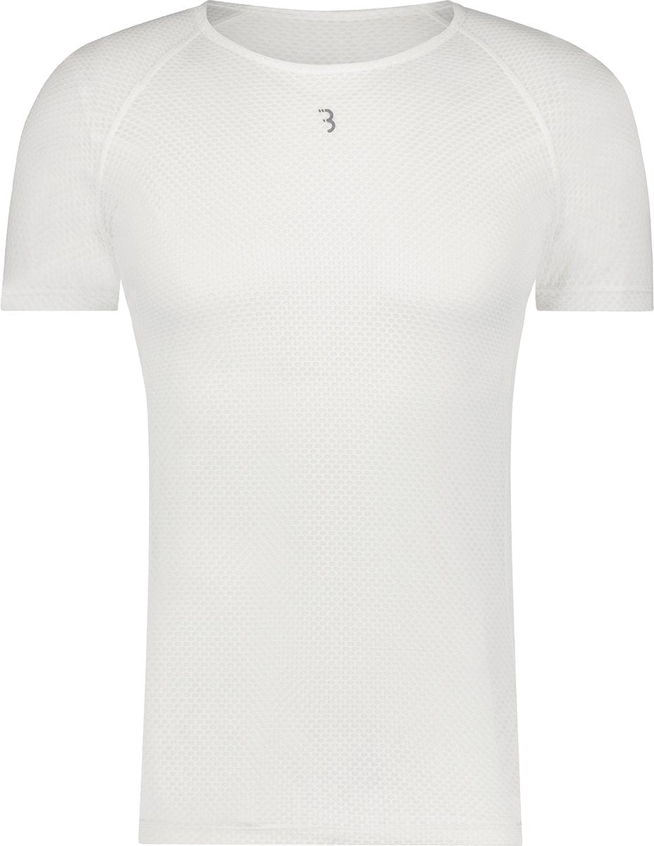 Bbb maillot de corps cyclisme cyclisme meshlayer - sous-vêtement cyclisme - maillot de corps cyclisme chemise de sport - sous-vêtement cyclisme - manches courtes - blanc - taille xs s buw-09