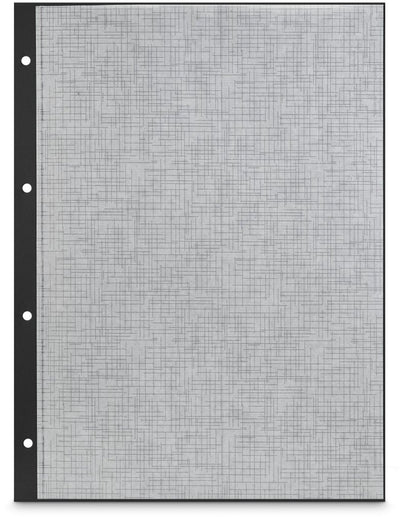Hama carton photo avec glassine, 23,3 x 31 cm, perforé, 25 feuilles, noir
