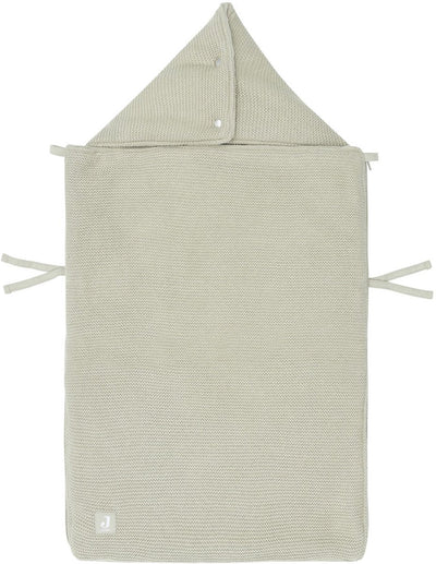 Chancelière Jollein groupe 0+ 3 tricot basique 5 points vert olive