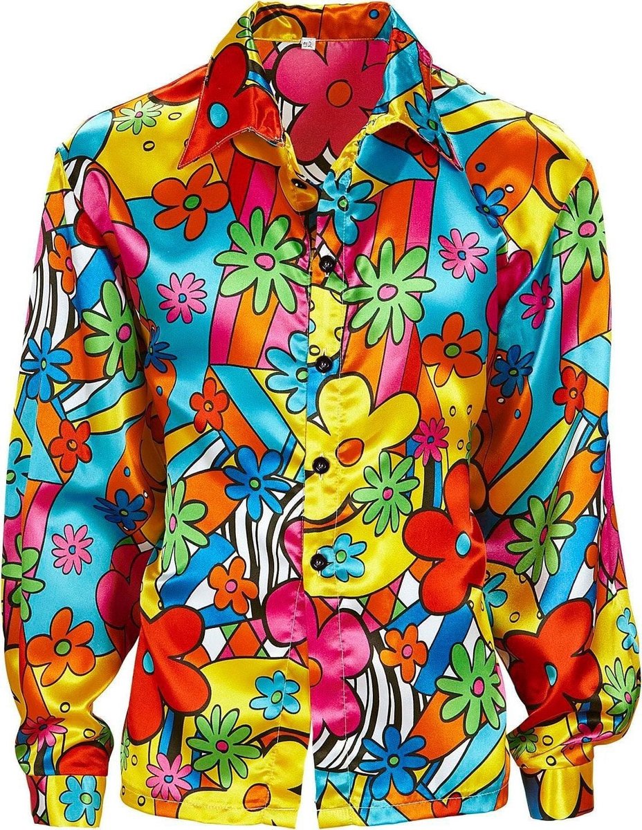 Finidi chemisier hippie fleurs homme