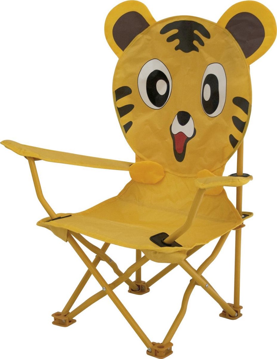 chaise haute Tiger 60 x 26 cm polyester acier junior jaune
