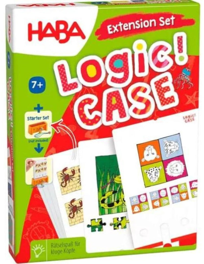 Jeu Haba - logique ! mallette - kit d'extension 7+ - animaux dangereux (emballage allemand avec manuel néerlandais)