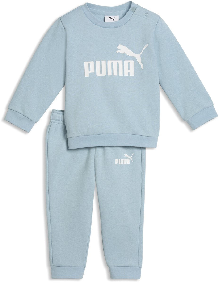Puma minicats ess crew set fl inf survêtement unisexe - écume de mer