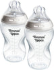 Biberons Tommee Tippee Natural Start - lot de 2 biberons 340 ml - débit moyen - 3 mois+