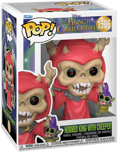 Funko Taran und der Zauberkessel Horned King avec Creeper Vinyl Figure 1586 Unisexe Pop! - neutre - standard