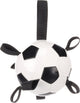 Jouet pour chien Flamingo – chien de football flottant – jouets aquatiques avec poignées – towa football blanc noir – ø 14 cm