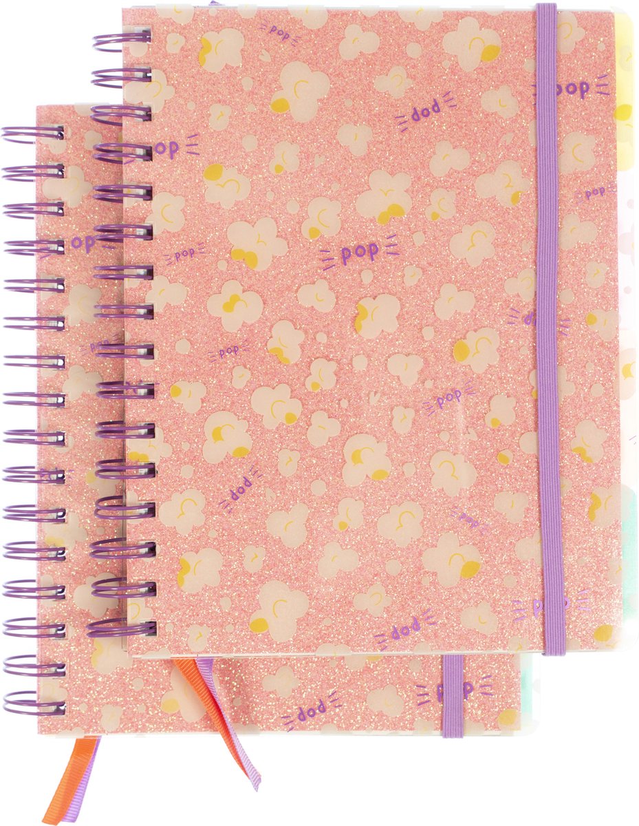 Carnet Kangaro 4 en 1 - beach happy - a5 - ligne - 2 pièces - k-pm310011
