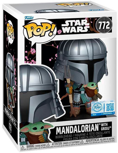 Funko-pop ! Star Wars - Mandalorien (impressions) #772 édition spéciale